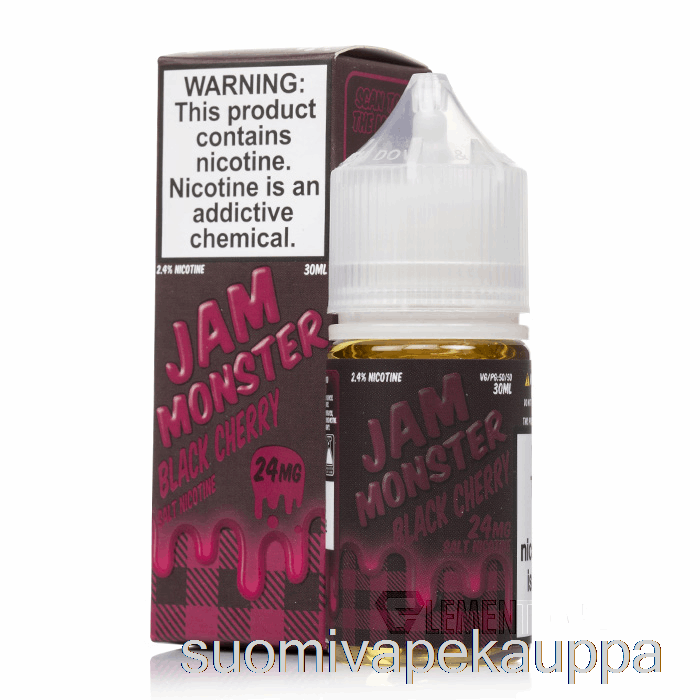 Vape Kauppa Black Cherry -hill Monster Salts - 30ml 24mg